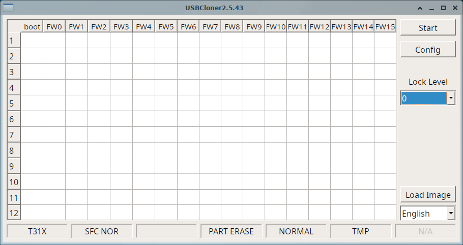 USB Cloner main window